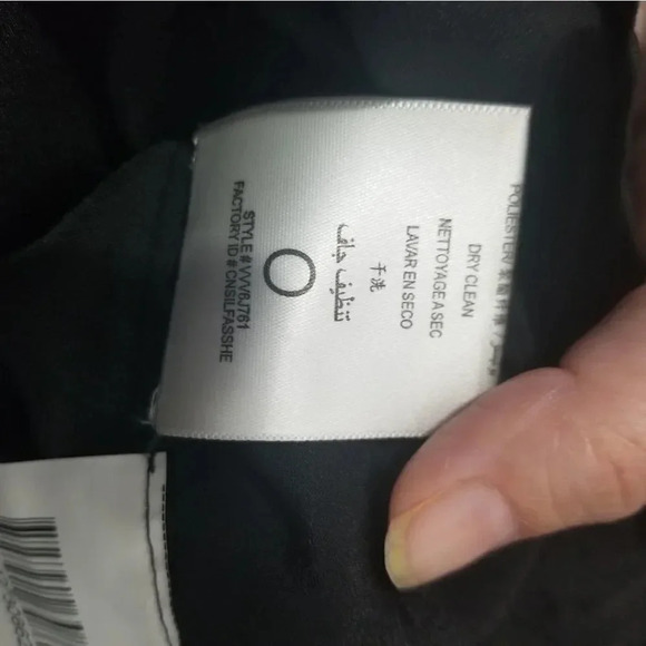 BCBGMaxAzria | Black Taffeta Cocktail Dress Sz 0 - Picture 13 of 14